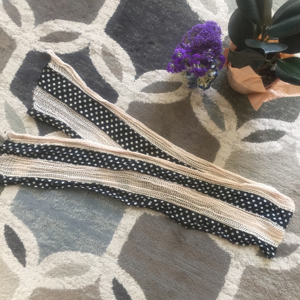 Polka dot scarf